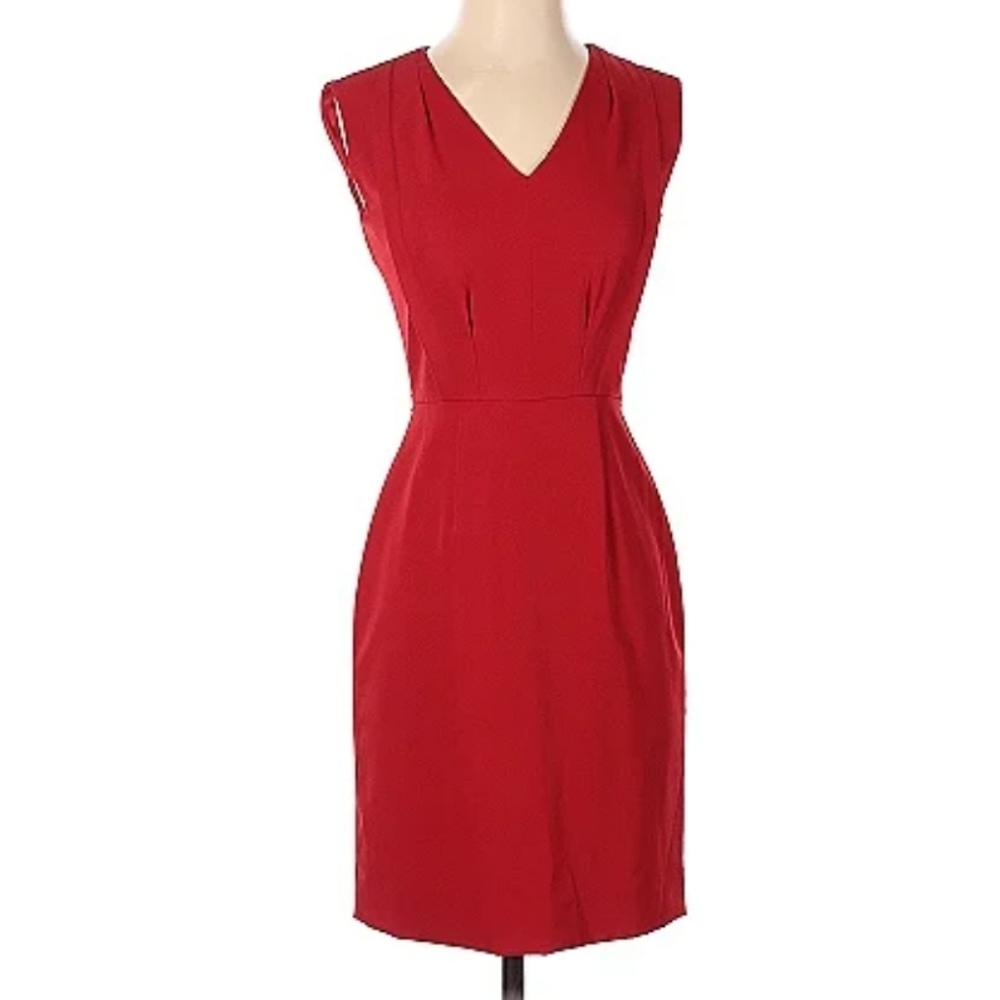 Giani Bini V-Neck Red Dress